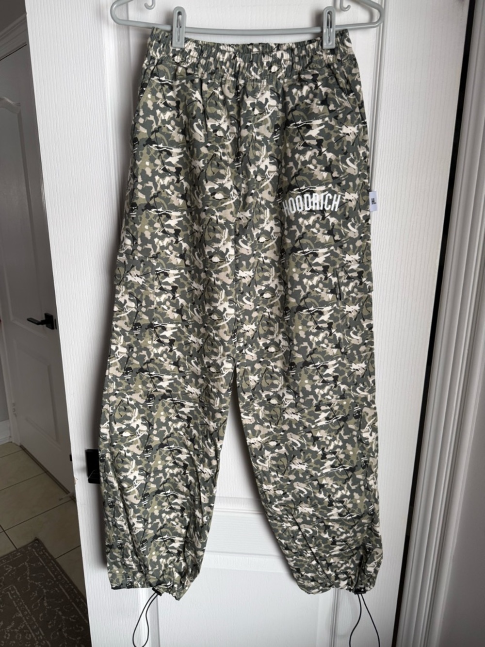 Hoodrich Women's Olive Camo Cargo Track Pants